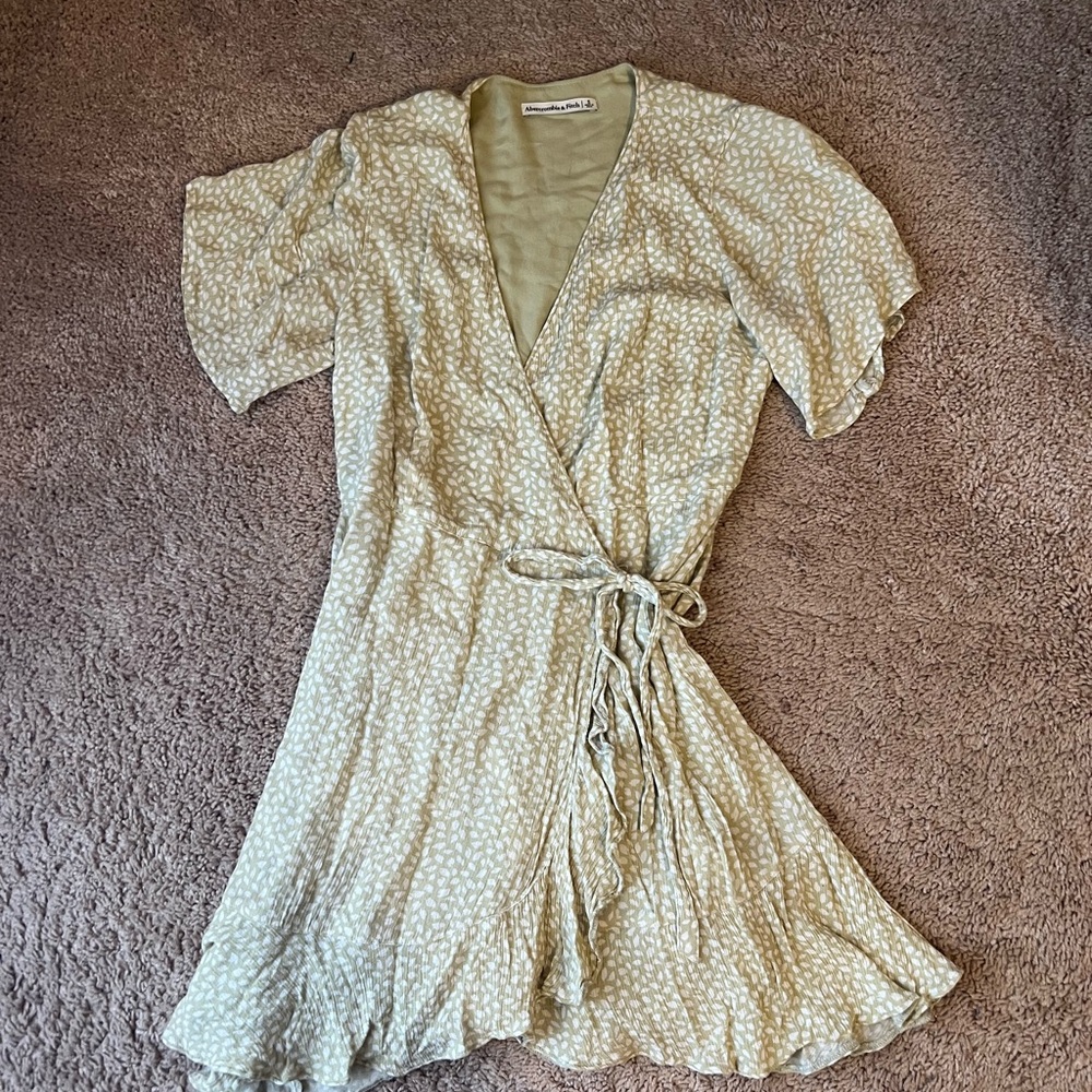 Green Wrap Dress